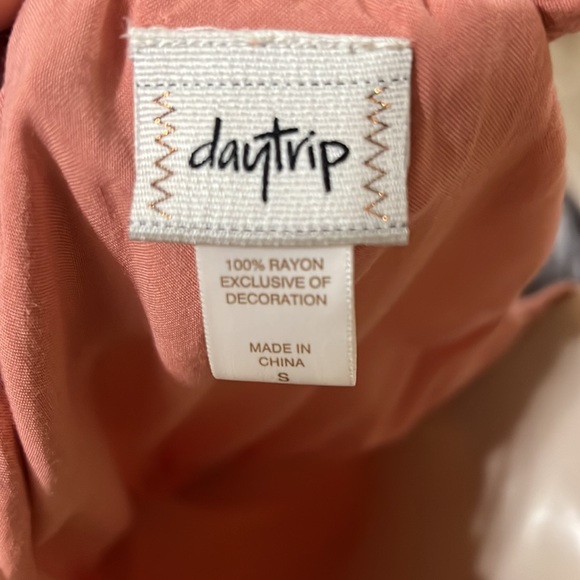 Coral pink halter maxi sundress, size Small by Daytrip - Picture 11 of 11